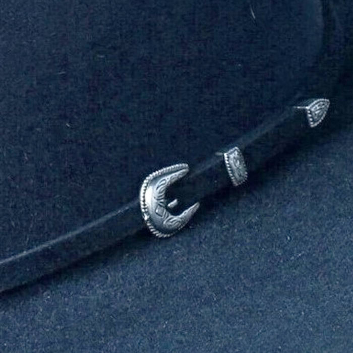 Rodeo King 7X Open Crown Felt Hat - Denim