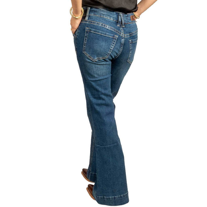 Rock & Roll Denim Women's Snap Pocket Trouser