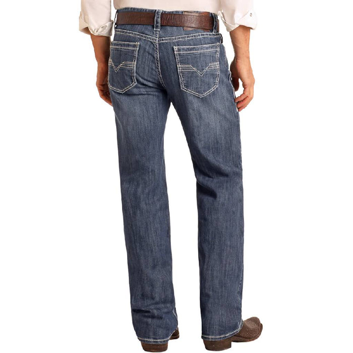 Rock & Roll Denim Men's Reflex Double Barrel Straight Leg Jean