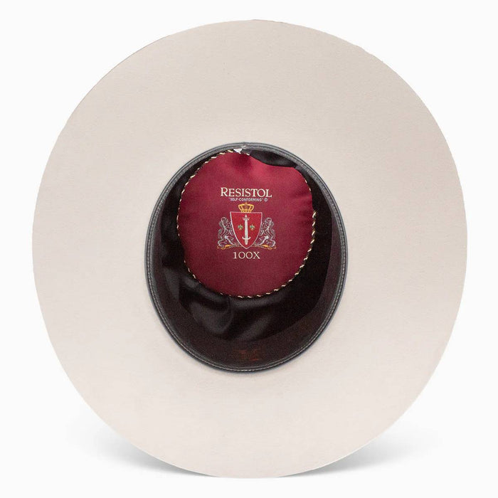 Resistol 100X Open Crown Felt Hat - Silverbelly