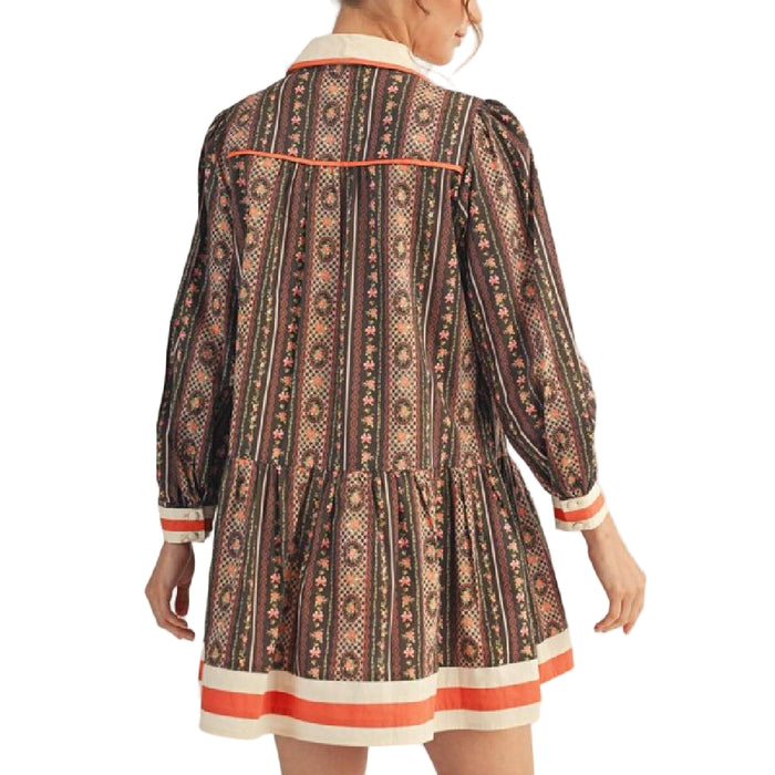 Floral Print Babydoll Dress