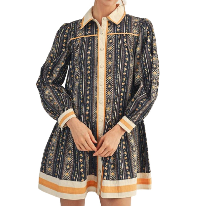 Floral Print Babydoll Dress