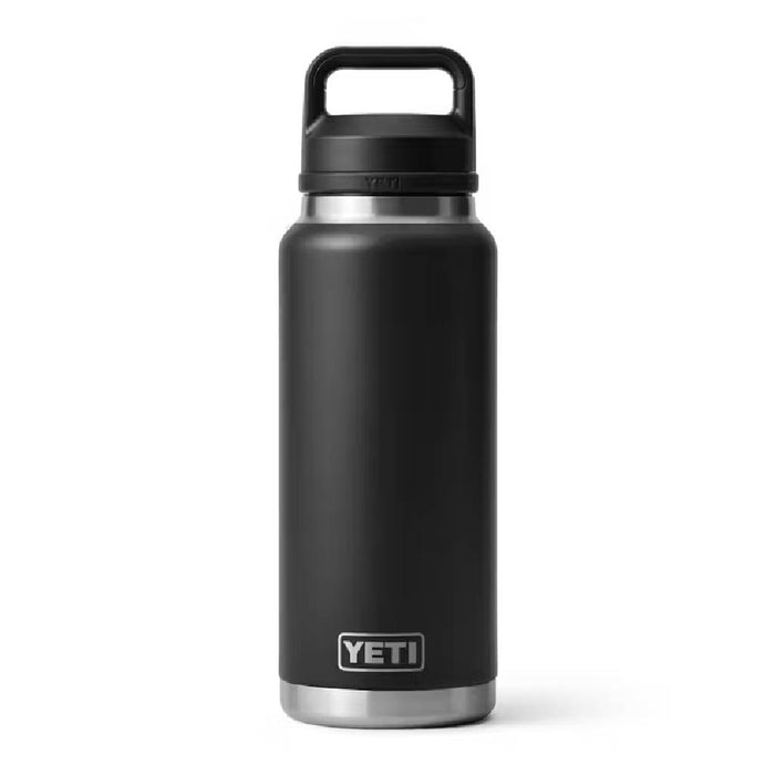Yeti Rambler 36oz Black Bottle Chug