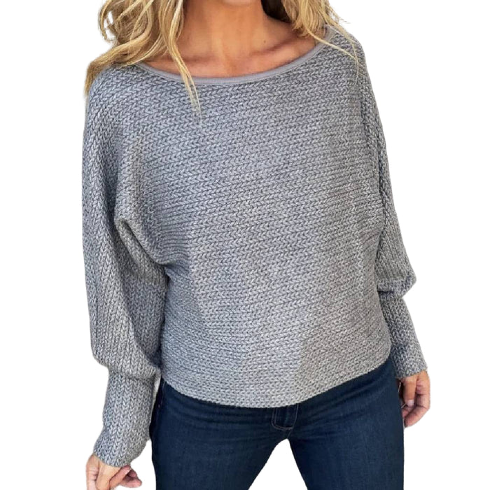 Dylan Andie Cable Knit Heather Sweater