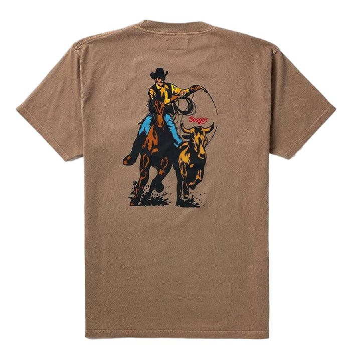 Seager Premium Rodeo Series Brown Tee