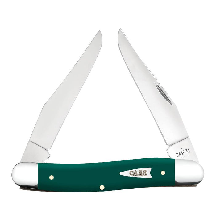 Case Muskrat - Spruce Green Smooth Synthetic Knives W.R. Case