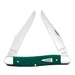 Case Muskrat - Spruce Green Smooth Synthetic Knives W.R. Case