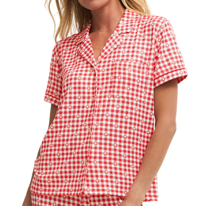 Z Supply Gingham PJ Top