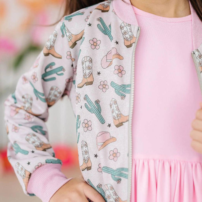 Girl's Cactus Cowgirl Shimmer Jacket