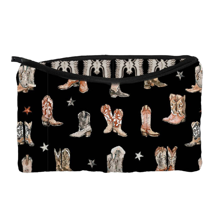 Thunderbird Boots Black Make Up Bag - Small