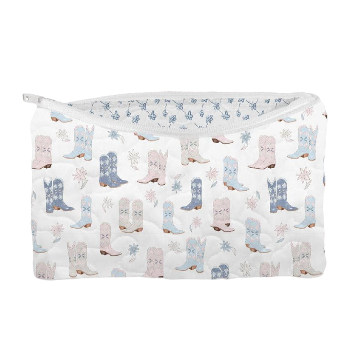 Daisy Boots Pastel Make Up Bag - Small ACCESSORIES - Luggage & Travel - Cosmetic Bags Ida Mae Home