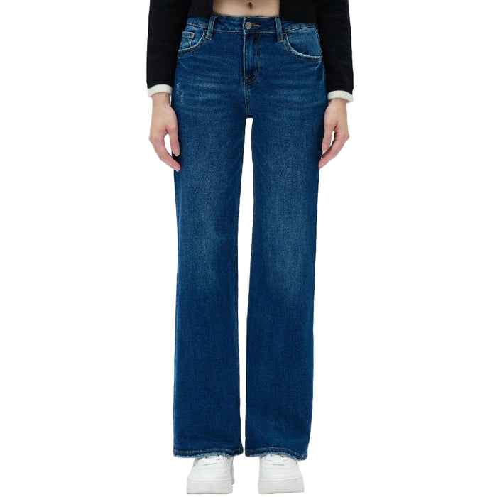Bayeas Alsa Mid Rise Wide Leg Jean
