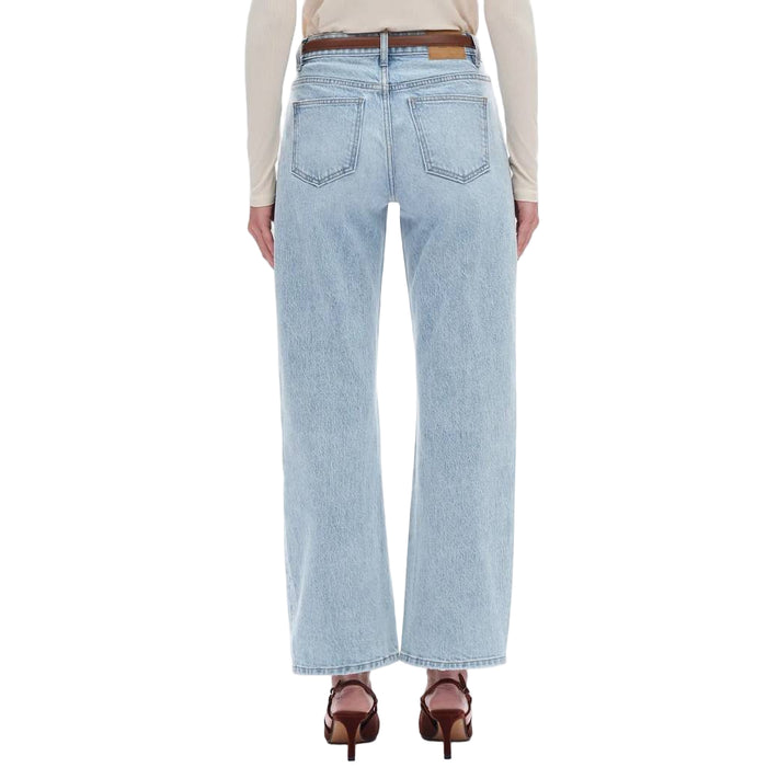 Bayeas Mid Rise Barrel Leg Jean