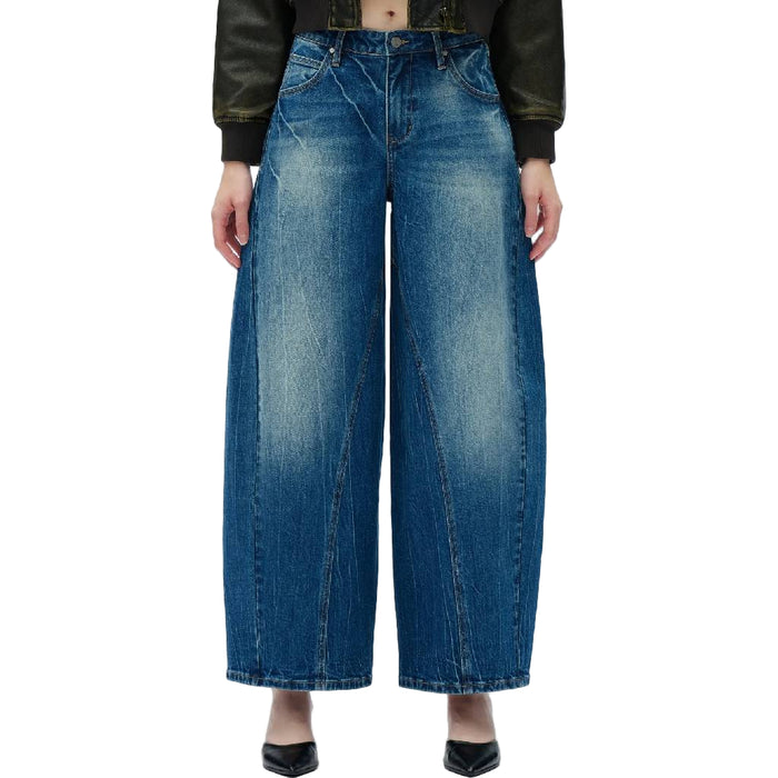 Bayeas High Rise Drop Crotch Harem Jean