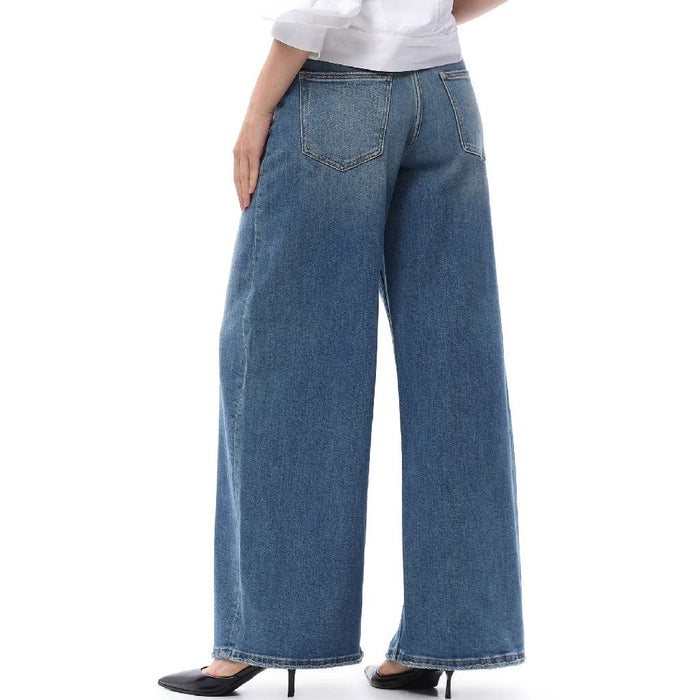 Bayeas Daisy High Rise Wide Leg Barrel Jean