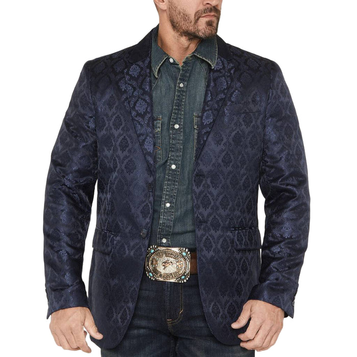 Rock & Roll Denim Men's Navy Paisley Sport Coat