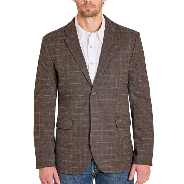 Rock & Roll Denim Men's Plaid Sport Coat