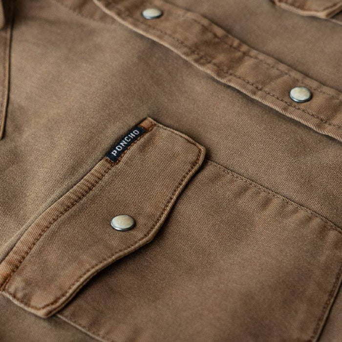 Poncho The Denim Cotulla Western Shirt - Slim Fit