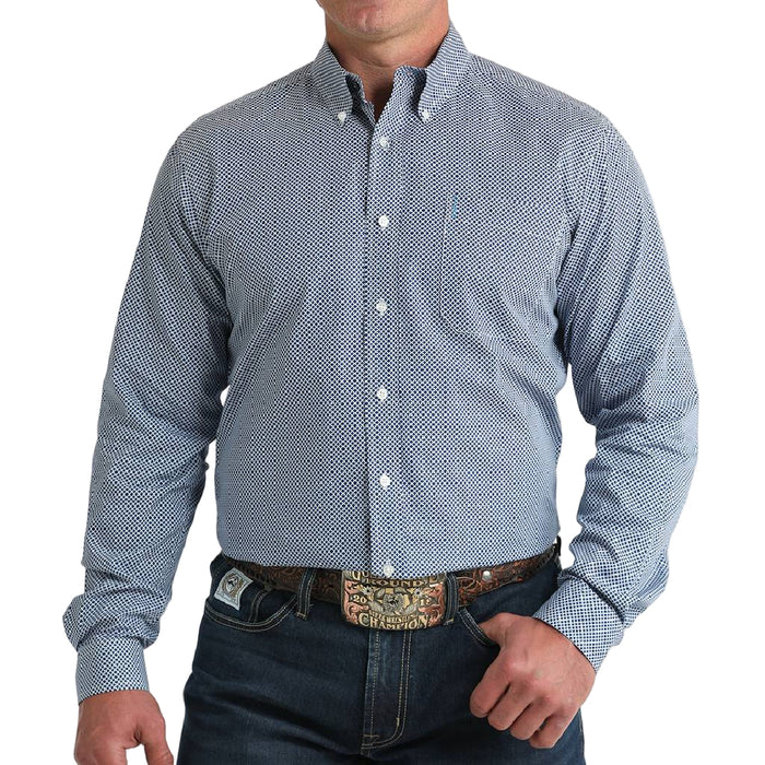 Cinch Men's Modern Fit Geo Print Button Down Shirt MEN - Clothing - Shirts - Long Sleeve Cinch