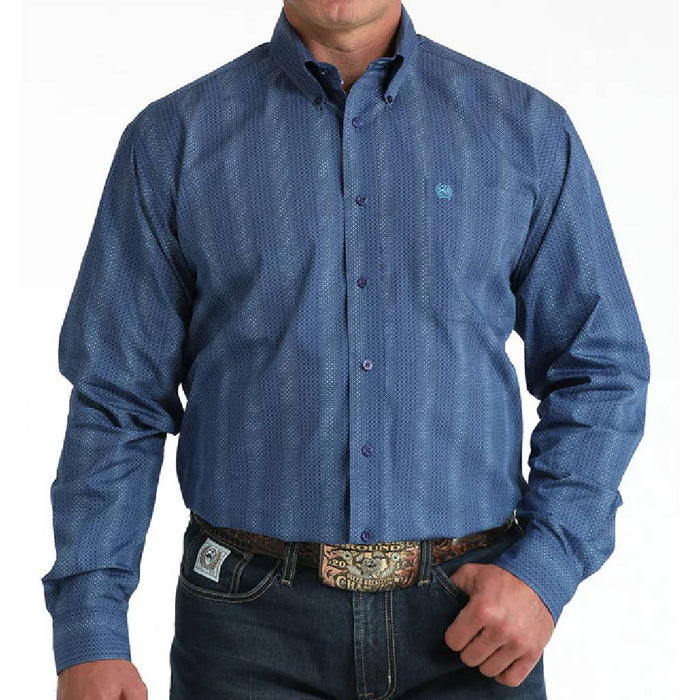 Cinch Men's Geo Stripe Button Down Shirt