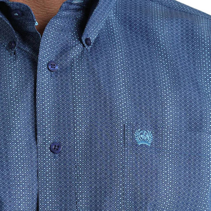 Cinch Men's Geo Stripe Button Down Shirt