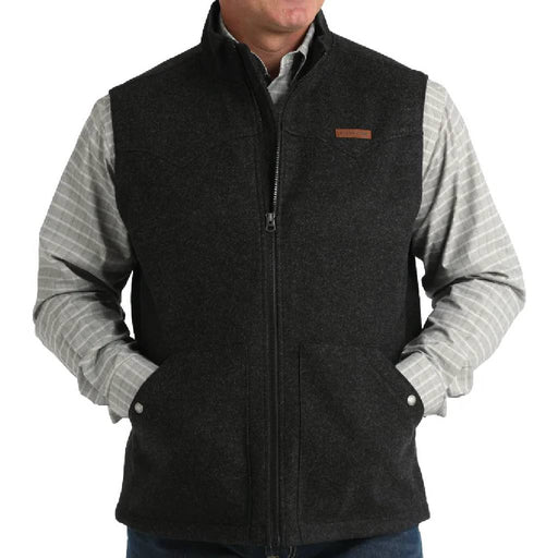 Cinch Men's Black Brushed Knit Vest MEN - Clothing - Outerwear - Vests Cinch