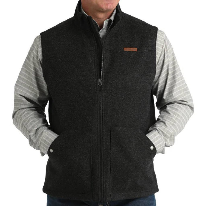 Cinch Men's Black Brushed Knit Vest MEN - Clothing - Outerwear - Vests Cinch