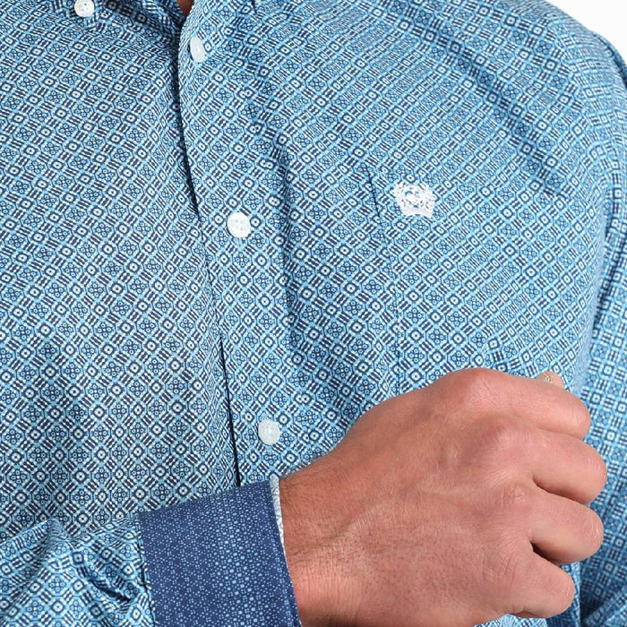 Cinch Men's Geo Print Button Down Shirt