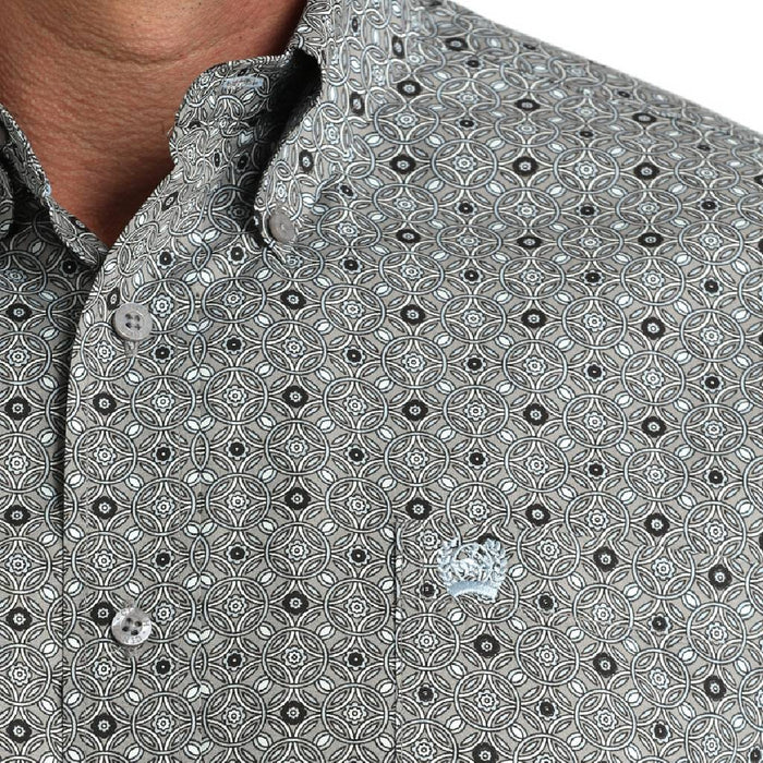 Cinch Men's Geo Print Button Down Shirt