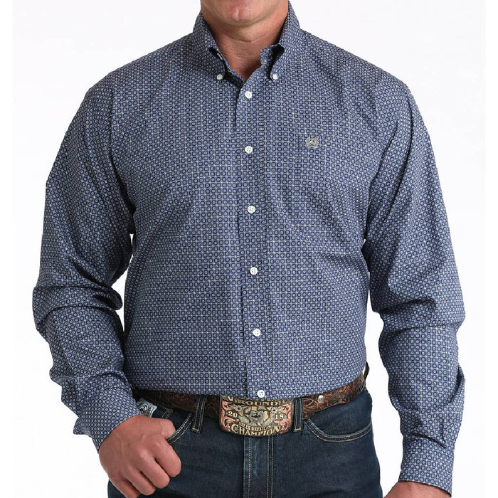 Cinch Men's Geo Print Button Down Shirt