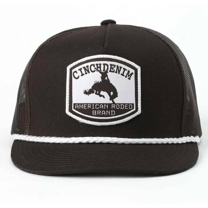 Cinch Denim Brown Trucker Cap