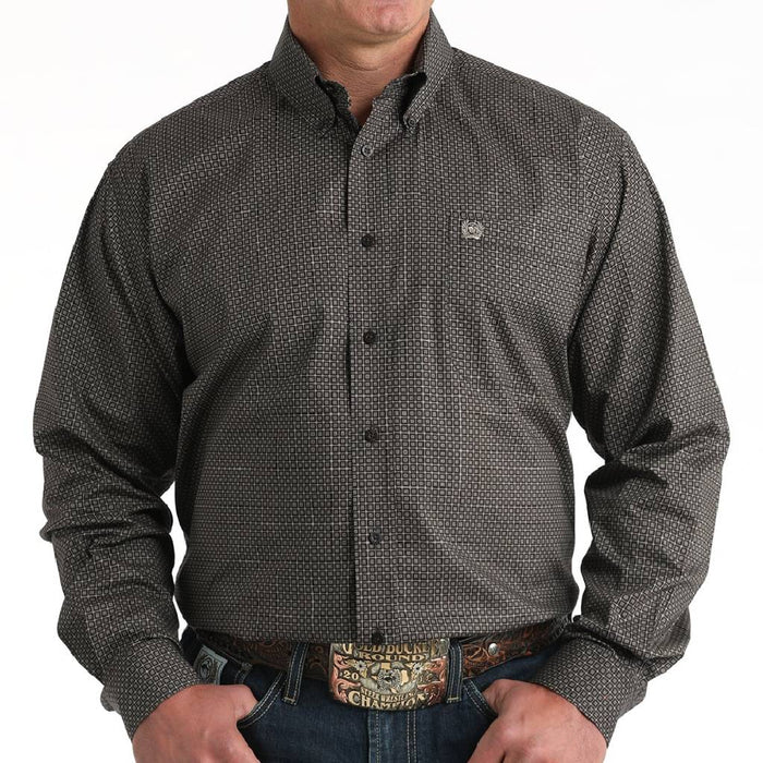 Cinch Men's Geo Print Button Down Shirt