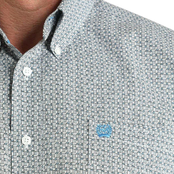 Cinch Men's Geo Print Button Down Shirt