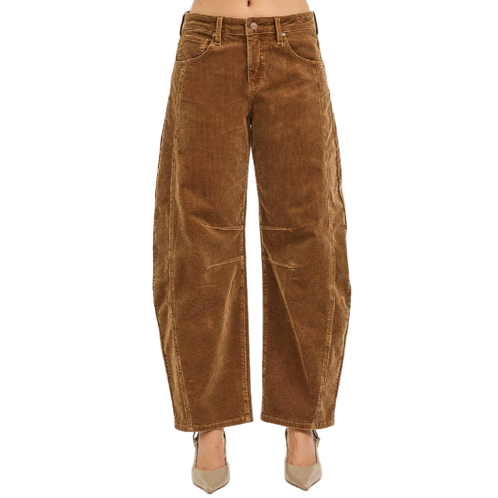 Risen Barrel Corduroy Ankle Pant
