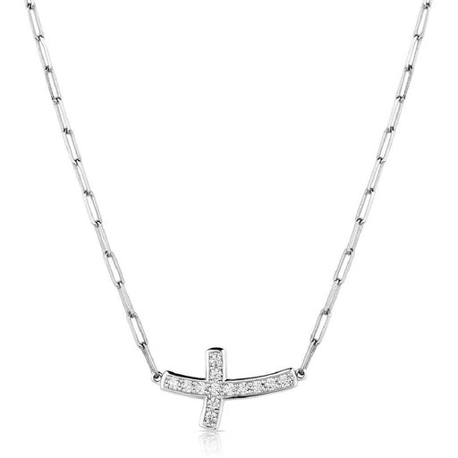 Montana Silversmiths Lean on Me Crystal Cross Necklace WOMEN - Accessories - Jewelry - Necklaces Montana Silversmiths