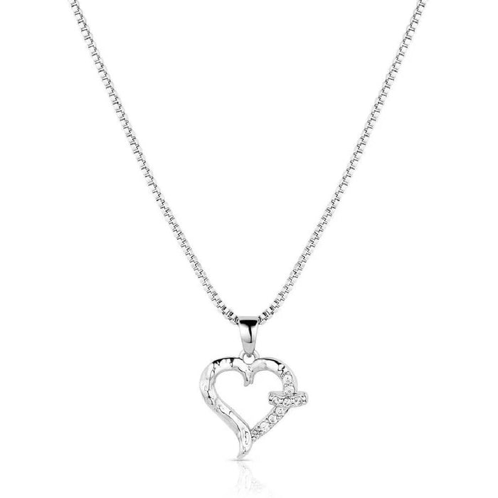 Montana Silversmiths With Love Heart Necklace WOMEN - Accessories - Jewelry - Necklaces Montana Silversmiths