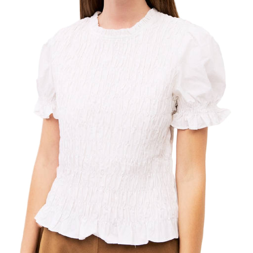 White Bristol Top WOMEN - Clothing - Tops - Short Sleeved MOD REF