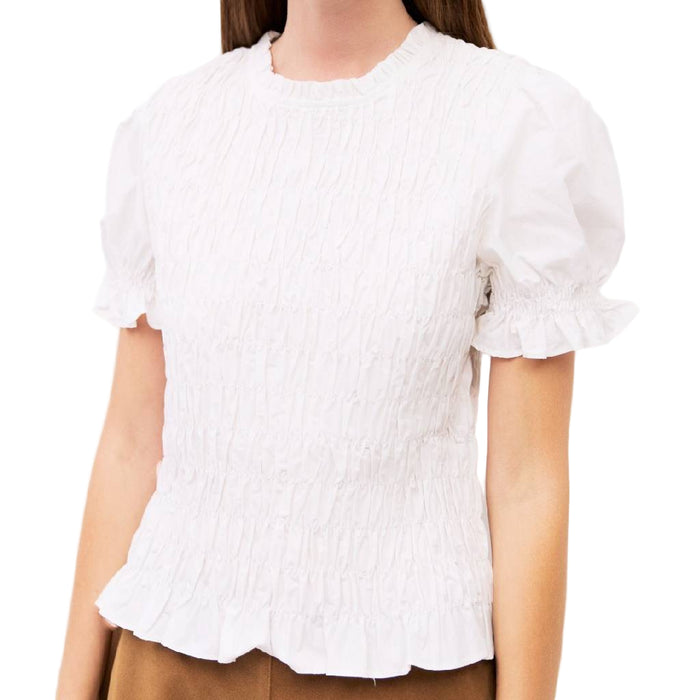 White Bristol Top WOMEN - Clothing - Tops - Short Sleeved MOD REF