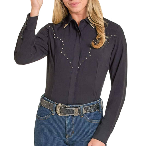 Panhandle Slim Women's Black Button Down Western Shirt WOMEN - Clothing - Tops - Long Sleeved Panhandle