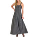 Rock & Roll Denim Women's Black Buckle Maxi Dress WOMEN - Clothing - Dresses Panhandle
