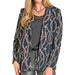 Rock & Roll Denim Women's Chain Print Black Blazer WOMEN - Clothing - Sweaters & Cardigans Panhandle