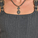 Rock & Roll Denim Women's Black Buckle Maxi Dress WOMEN - Clothing - Dresses Panhandle