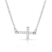 Montana Silversmiths Quiet Faith, Tiny Crystal Cross Choker Necklace WOMEN - Accessories - Jewelry - Necklaces Montana Silversmiths