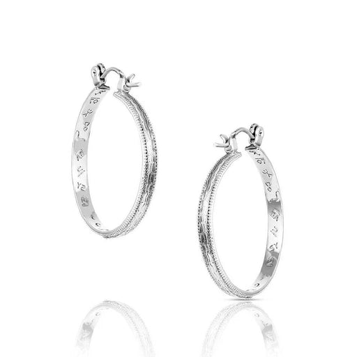 Montana Silversmiths Rustic Serenity Hoop Earrings WOMEN - Accessories - Jewelry - Earrings Montana Silversmiths