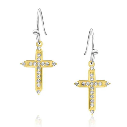Montana Silversmiths Dorado Cross Earrings WOMEN - Accessories - Jewelry - Earrings Montana Silversmiths