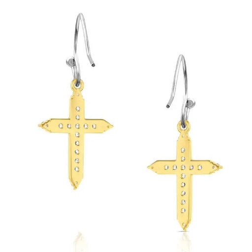Montana Silversmiths Dorado Cross Earrings WOMEN - Accessories - Jewelry - Earrings Montana Silversmiths