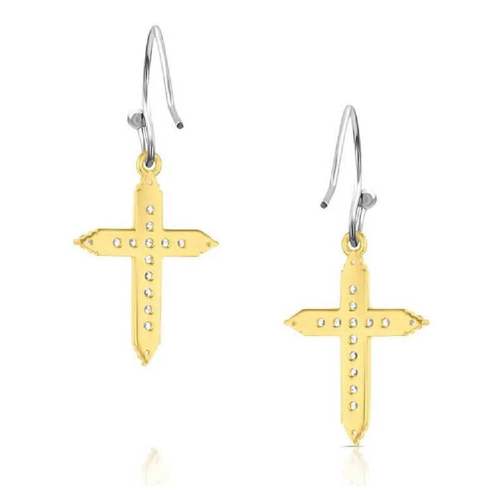 Montana Silversmiths Dorado Cross Earrings WOMEN - Accessories - Jewelry - Earrings Montana Silversmiths