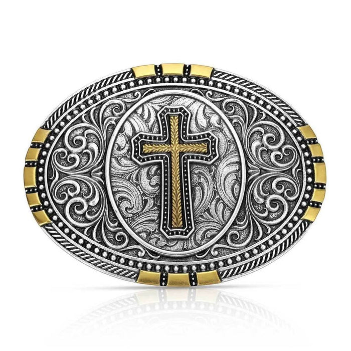 Montana Silversmiths Established Faith Buckle ACCESSORIES - Additional Accessories - Buckles Montana Silversmiths