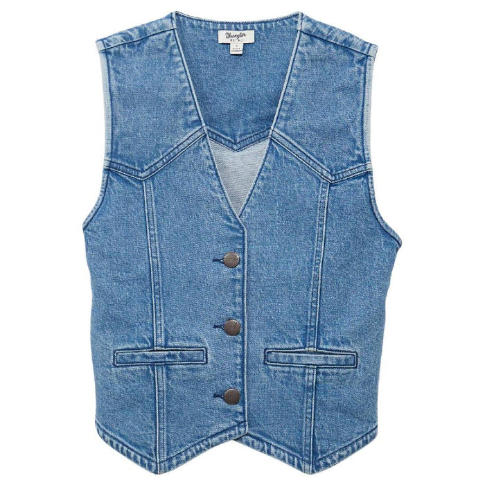 Wrangler Women's Americana Light Denim Vest WOMEN - Clothing - Tops - Sleeveless Wrangler