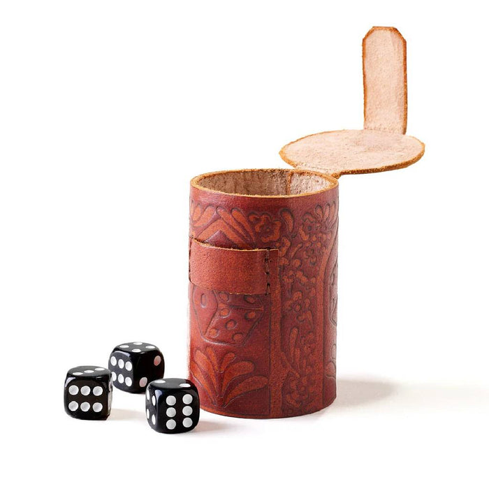 Leather Dice Cup Set